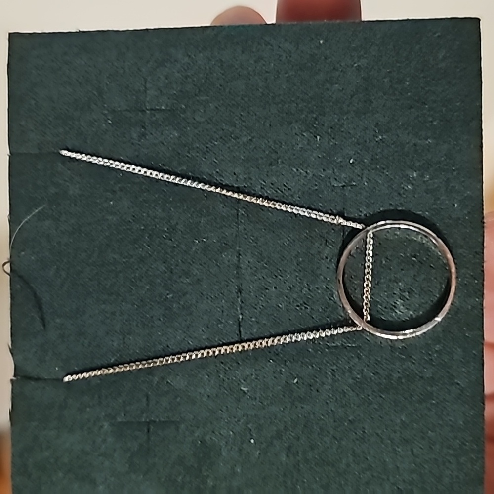 Zara Gold hoop necklace